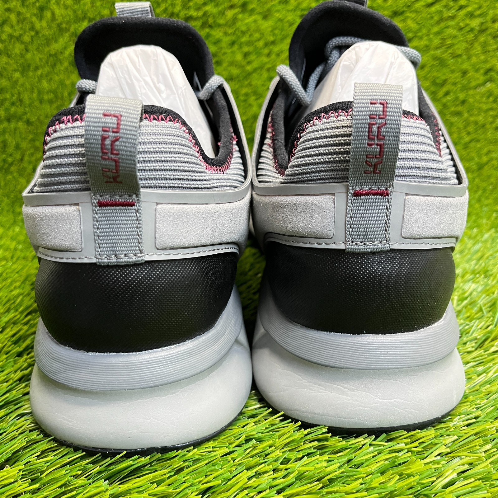 Kuru Atom Mens Size 12E Gray Black Athletic Running Walking Shoes Sneakers