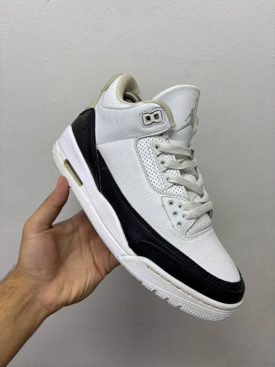 Air Jordan 3 Retro SP Fragment White Black DA3595-100 Men Size 7.5