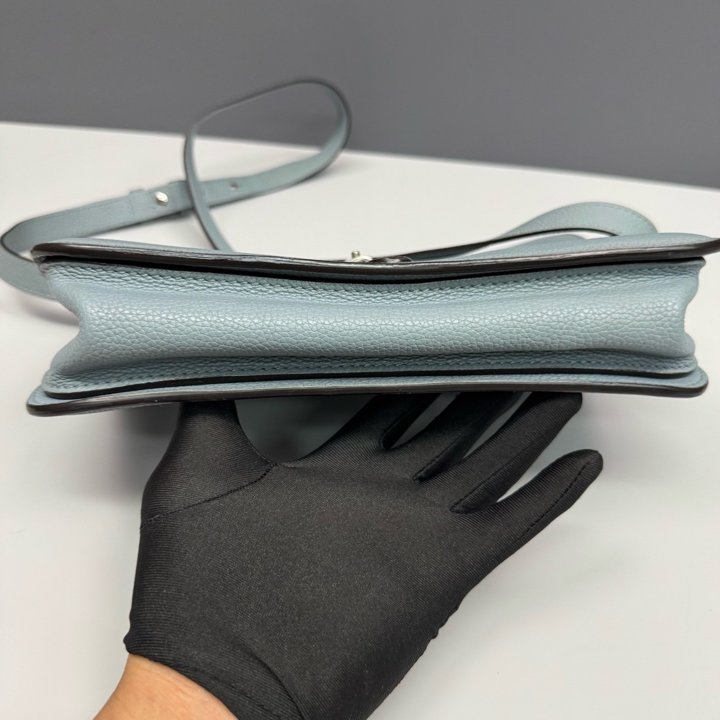 Gucci Pre-Owned Authentic Messenger Bag Sky Blue 26*18*7cm