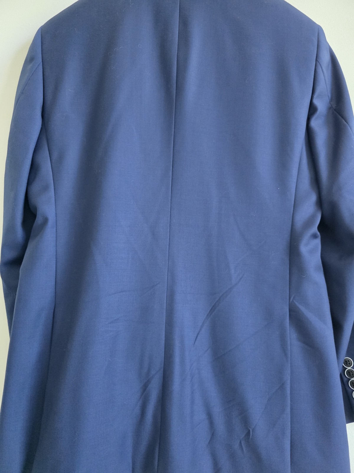 John Varvatos USA Blue Suit Jacket and Trousers Men Size 38R/31R Wool 100%