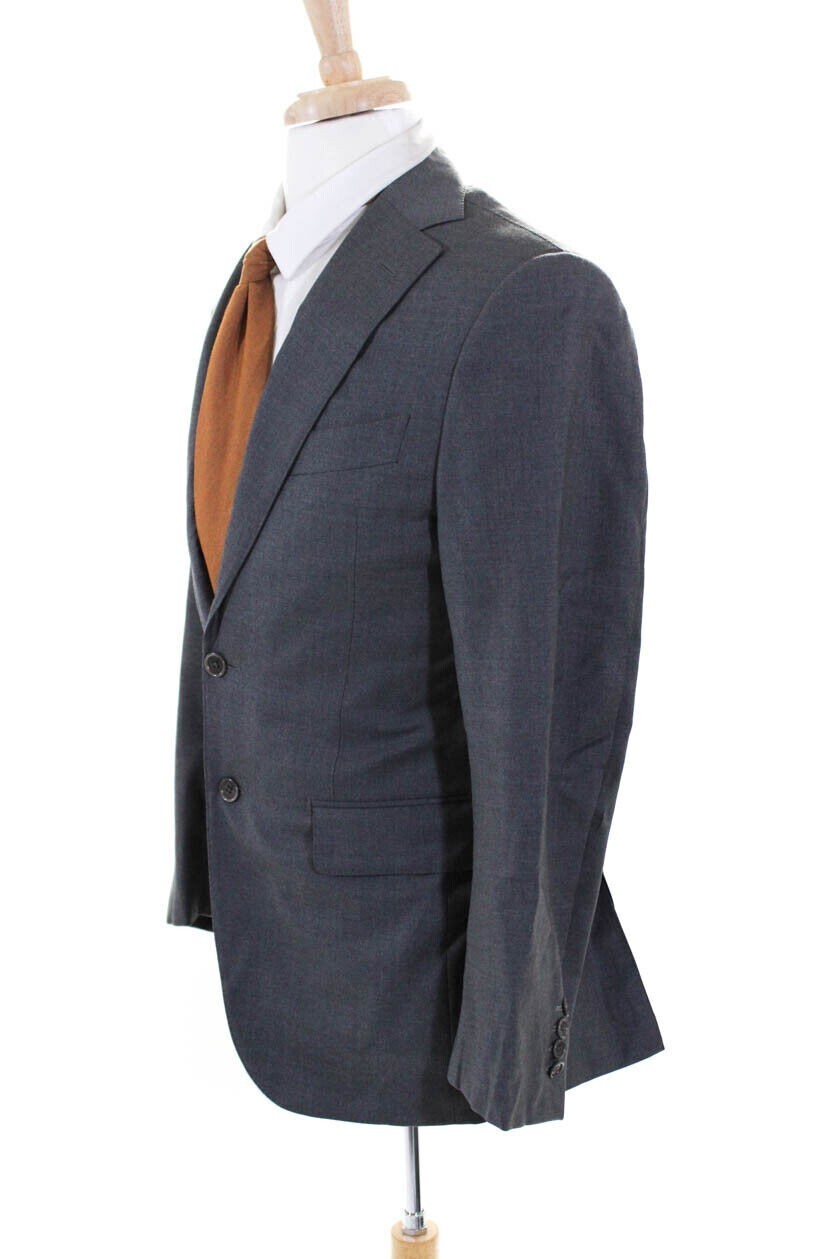 RRP 1695$ Scuderi Grey Blazer Size 38R / 48 IT – Canali Zegna Corneliani