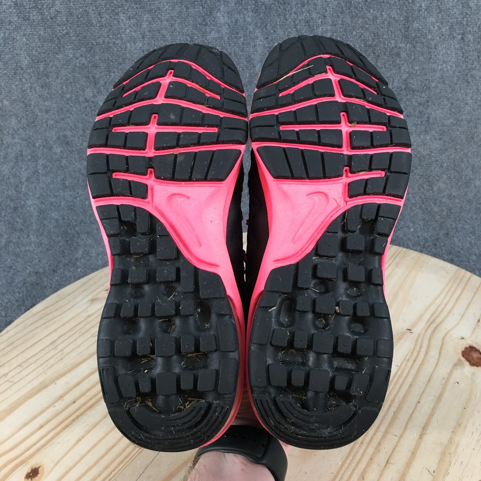 Nike Air Max Dynasty Running Shoes Womens 10 M Sneakers 816748-003 Black Pink
