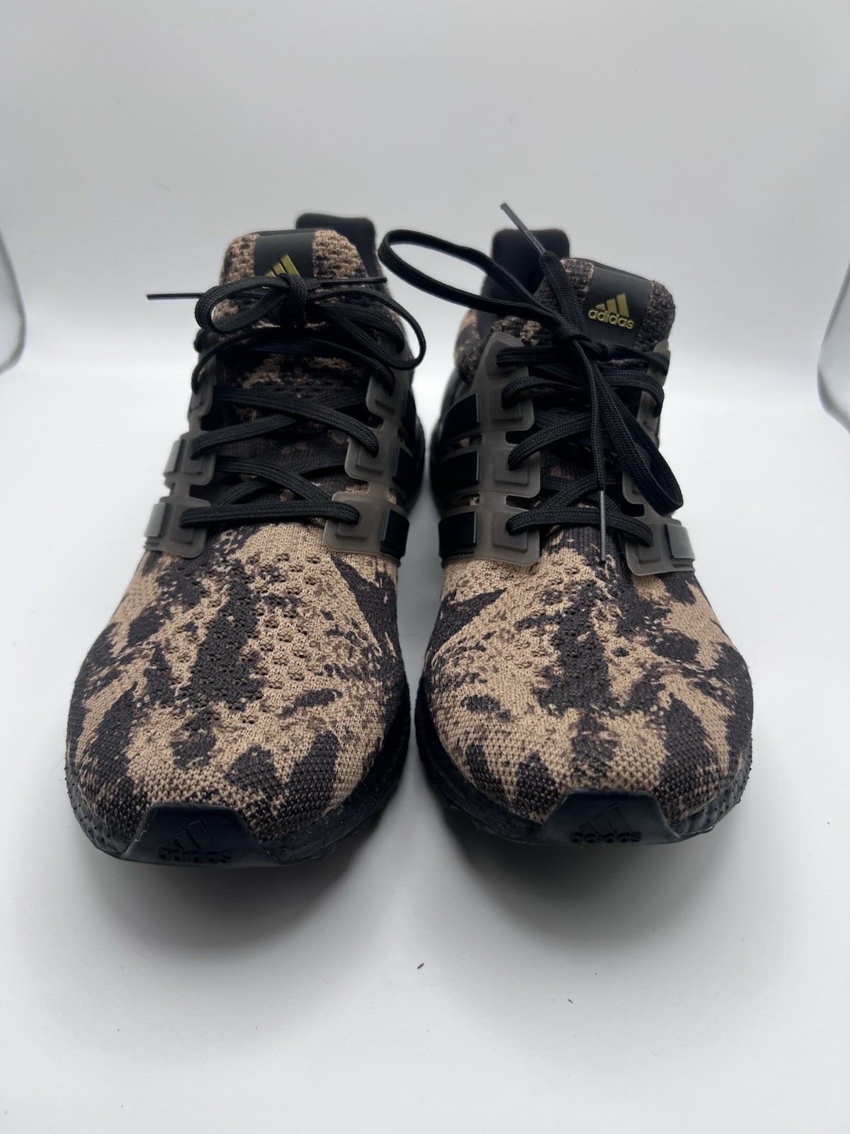 adidas UltraBoost Men’s Low Top Lace Up Running Sneakers Brown/Black Camo