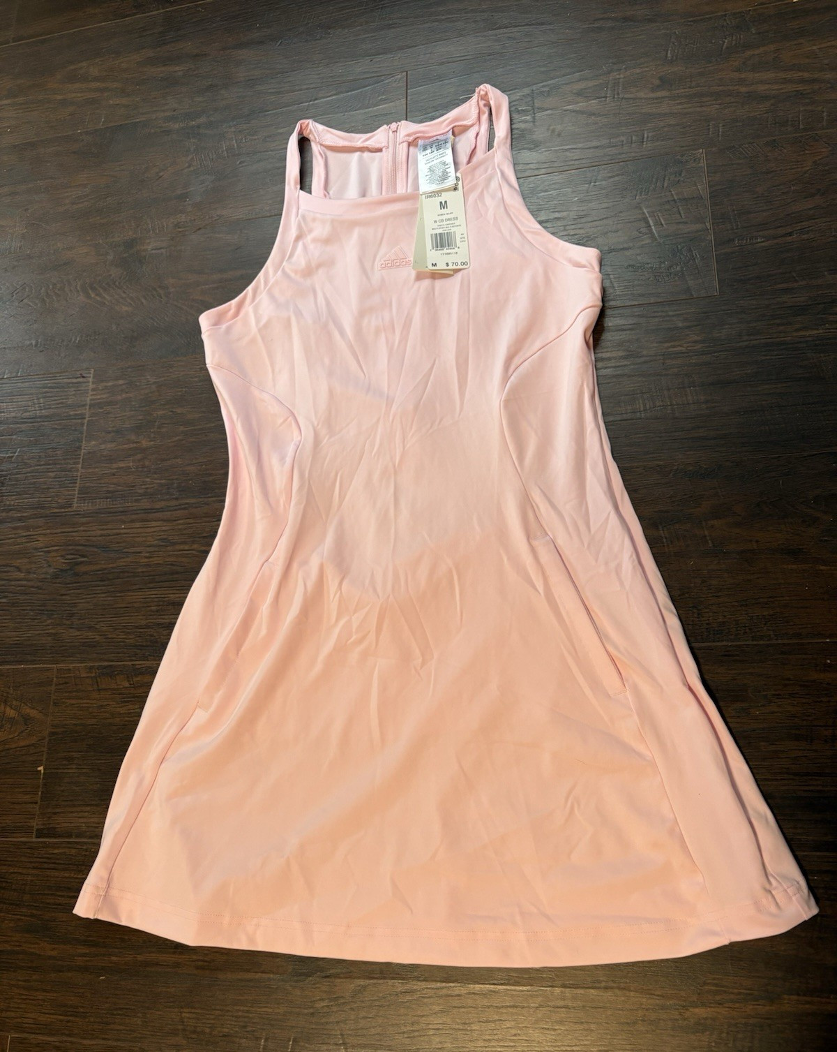 NWT Adidas Women’s Tennis Dress Medium Pink Athletic Golf Dress $70 Retail