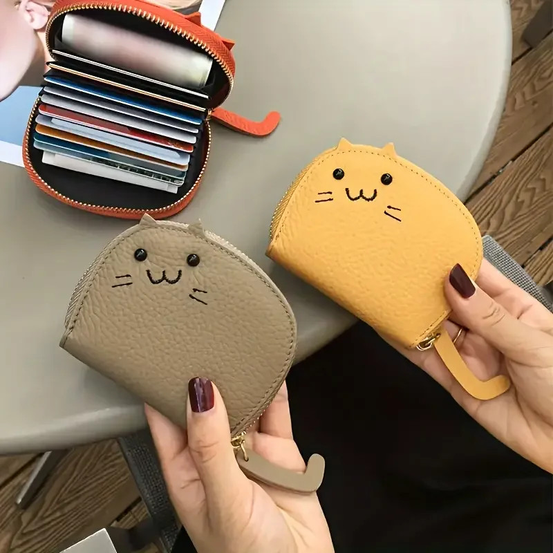 Cartoon Cat shaped design Wallet Women’s Multi-card slots Holder Cute Fashion