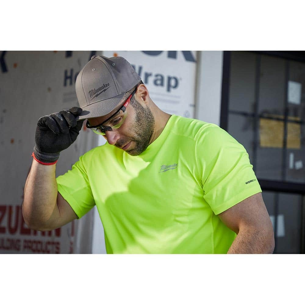 Milwaukee Large/Extra Large Gray Fitted Hat