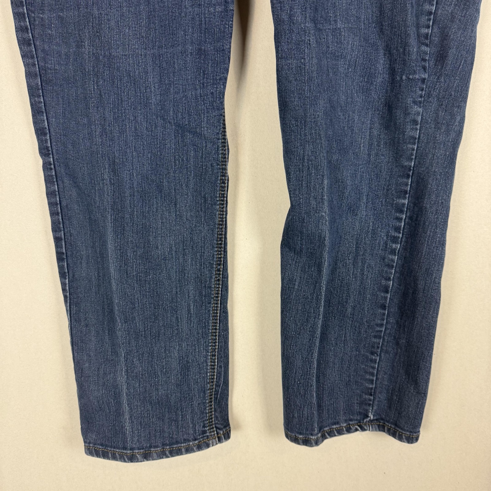 Avenue Denim Jeans Womens 20P Blue Medium Wash High Rise Straight Stretch