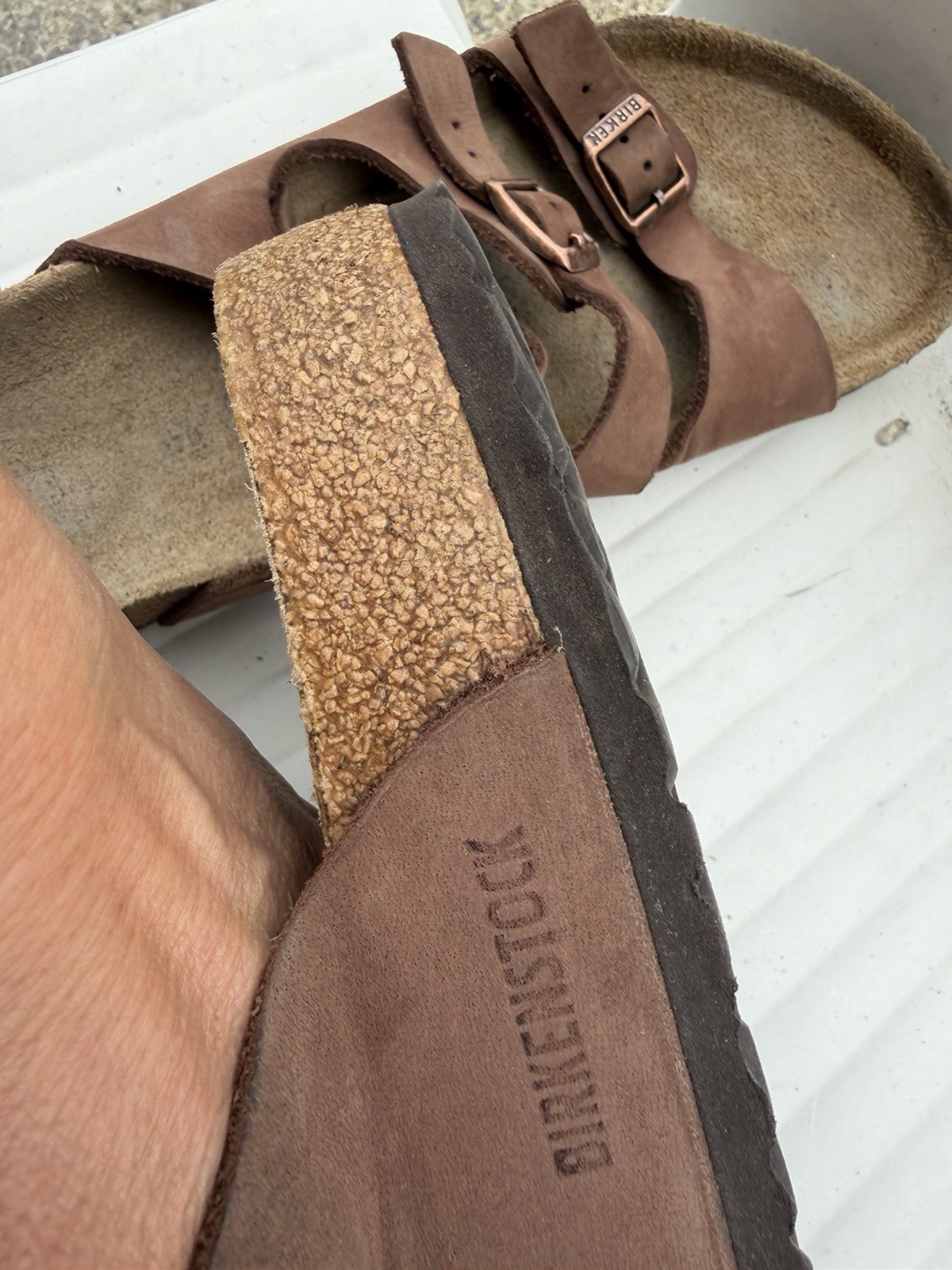 BIRKENSTOCK Unisex Florida Soft Footbed Birkibuc Mocha 0053881