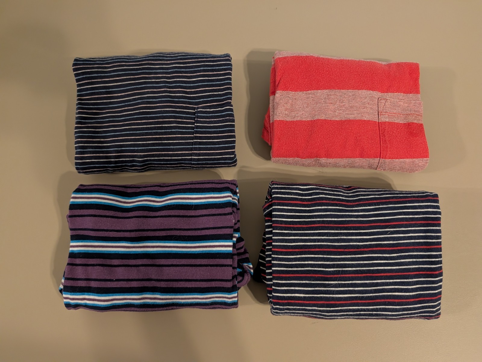 Stripe T Shirt Lot Of 4 – Adult Medium – Gap, Common People, Honey & Cola