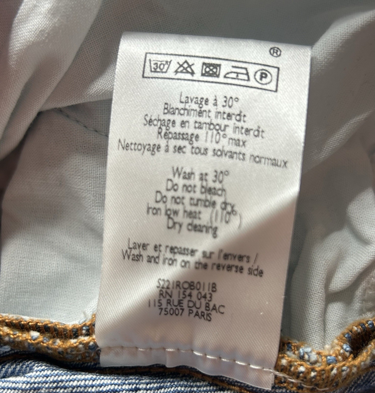 Sezane Cherine Denim dress Sz 12 EUC French Girl Utilitarian