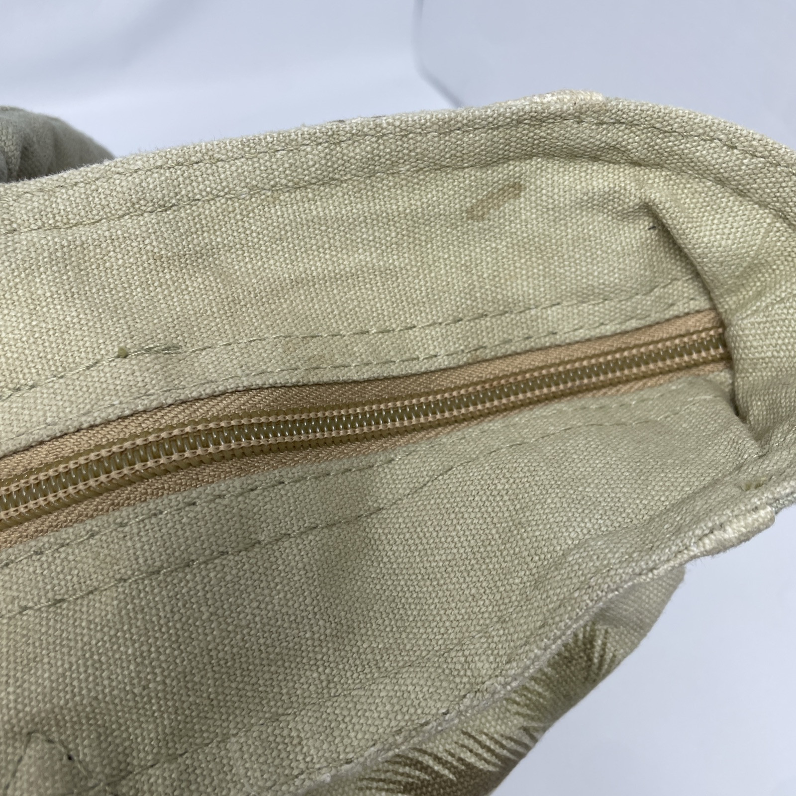 NWT Sun N Sand Paul Brent Beaches Canvas Embellished Bag Purse Zip La Jolla