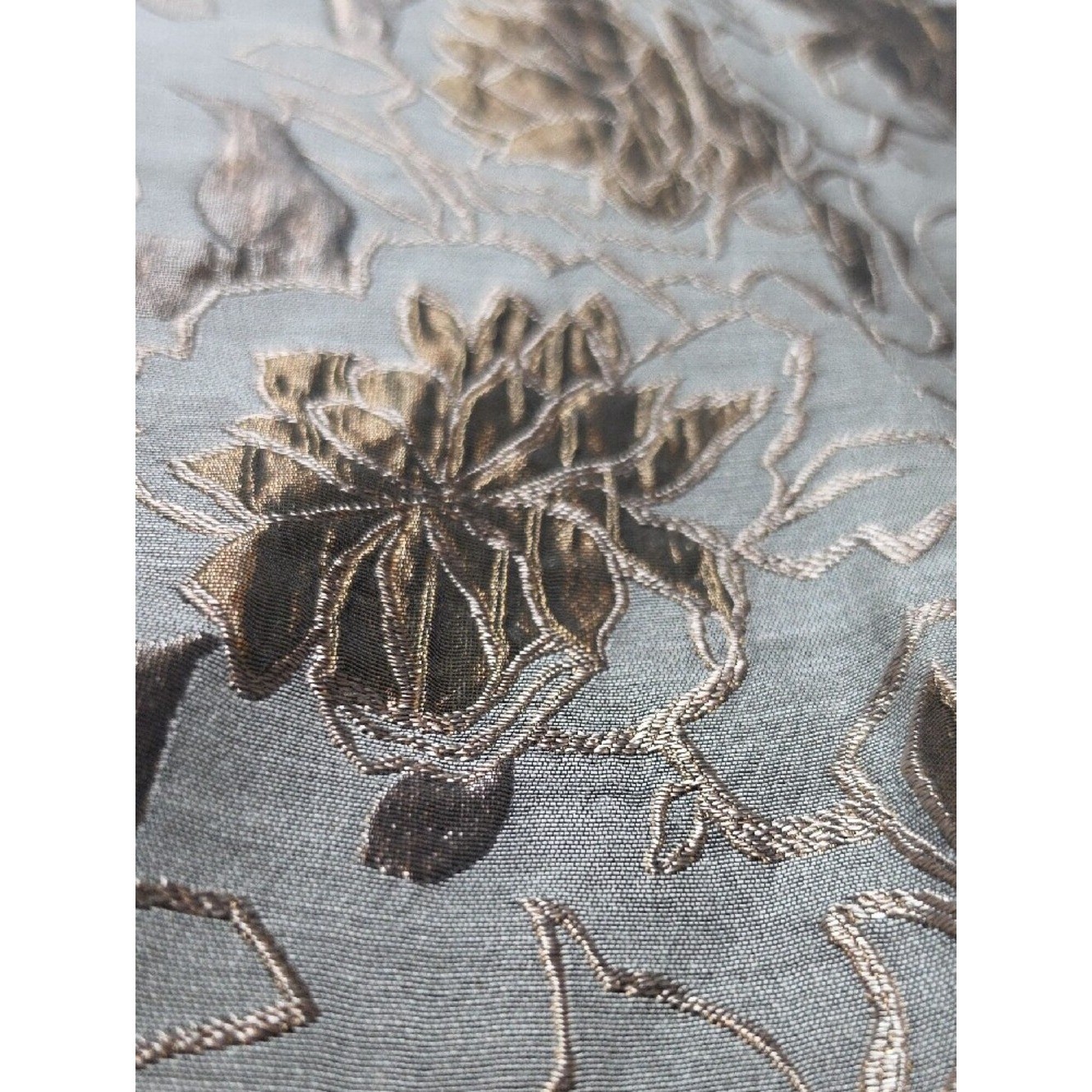 ARMANI COLLEZIONI | Metallic Floral Brocade Italy Structured Blazer Jacket | 14
