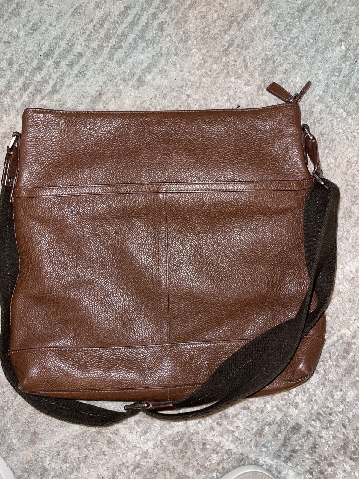 Coach LEATHER TECH CROSSBODY Bag Men’s Should Bag Brown
