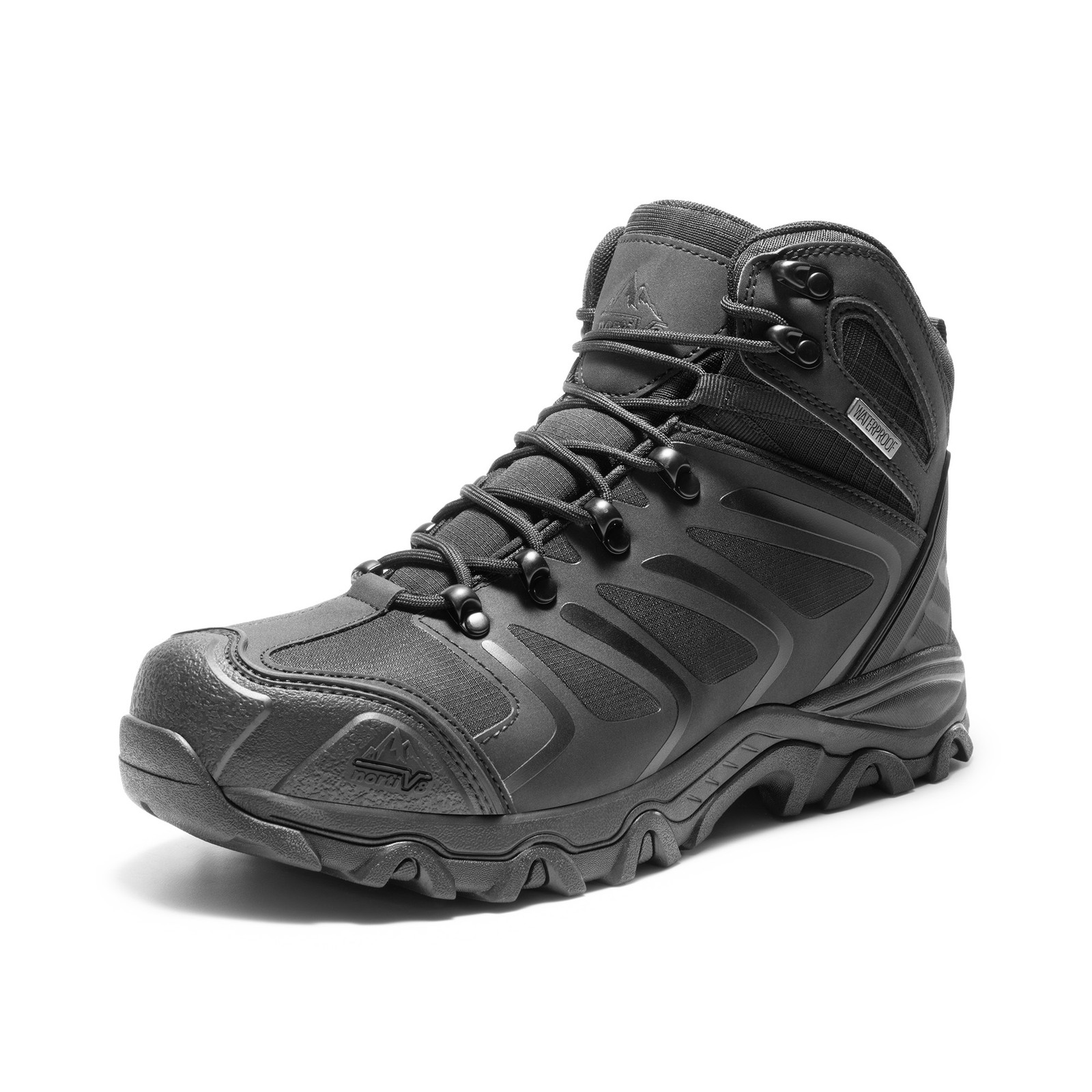 NORTIV 8 Men’s Work Boots Waterproof Safety Boots Steel Toe Construction Boots