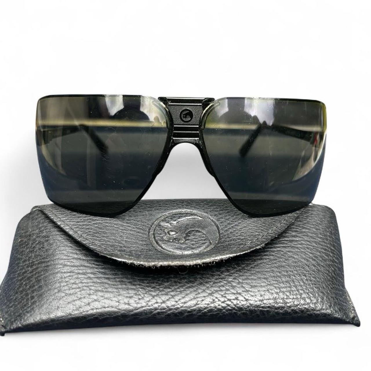 Gargoyles Inc USA – Vintage Terminator Sunglasses Black With Case Earnhardt