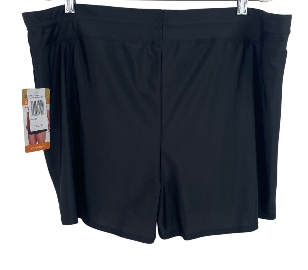 Zeroxposur Womens Size 2X Black Swim Shorts