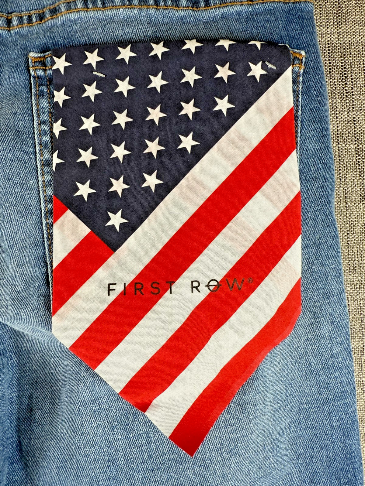 Size 30 x 33 – First Row Denim Paint Splatter Slim Flare Jeans Distressed Hems