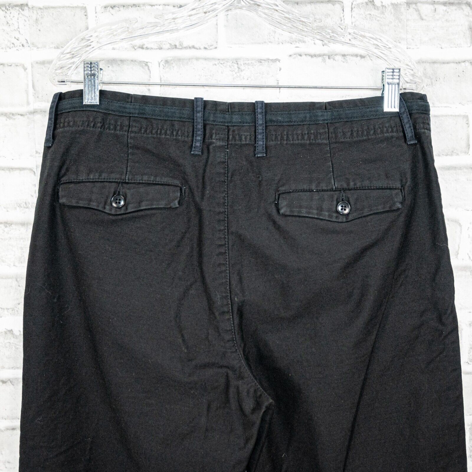 ONES STROKE Tokyo Men’s Drawstring Trouser Pants Navy front Black back 6