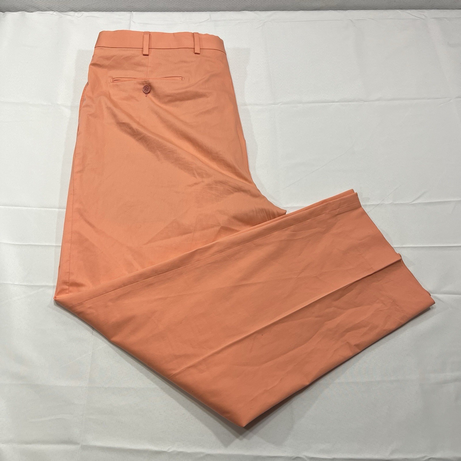 Ben Silver Charleston Pants Mens 40R (Fit: 40×29.5”) Orange Made in Italy – Read