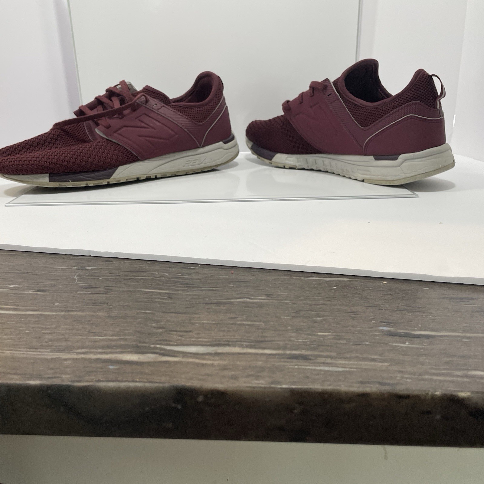 New Balance 247 REV Lite Maroon LaceUp Sneakers. Size 10.5. Pre-owned
