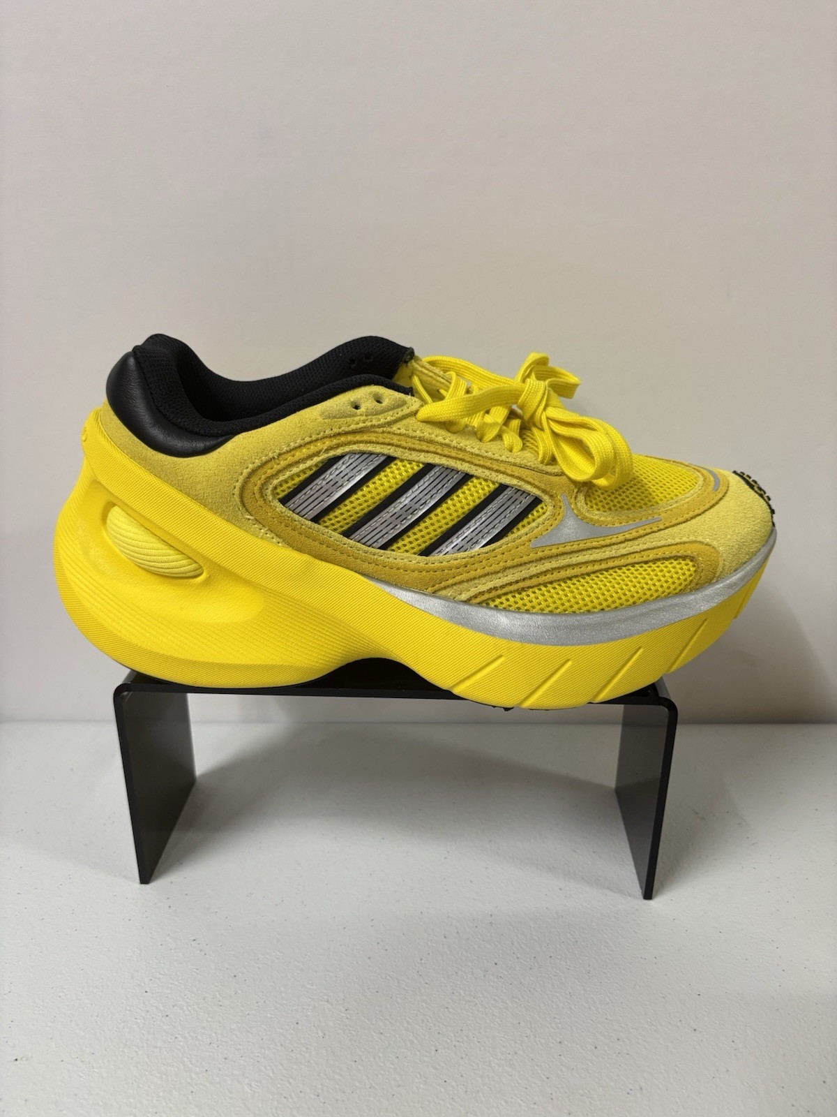 Adidas Adizero Goukana Light Yellow/Black/Silver, US Size 8.5M, 9.5W