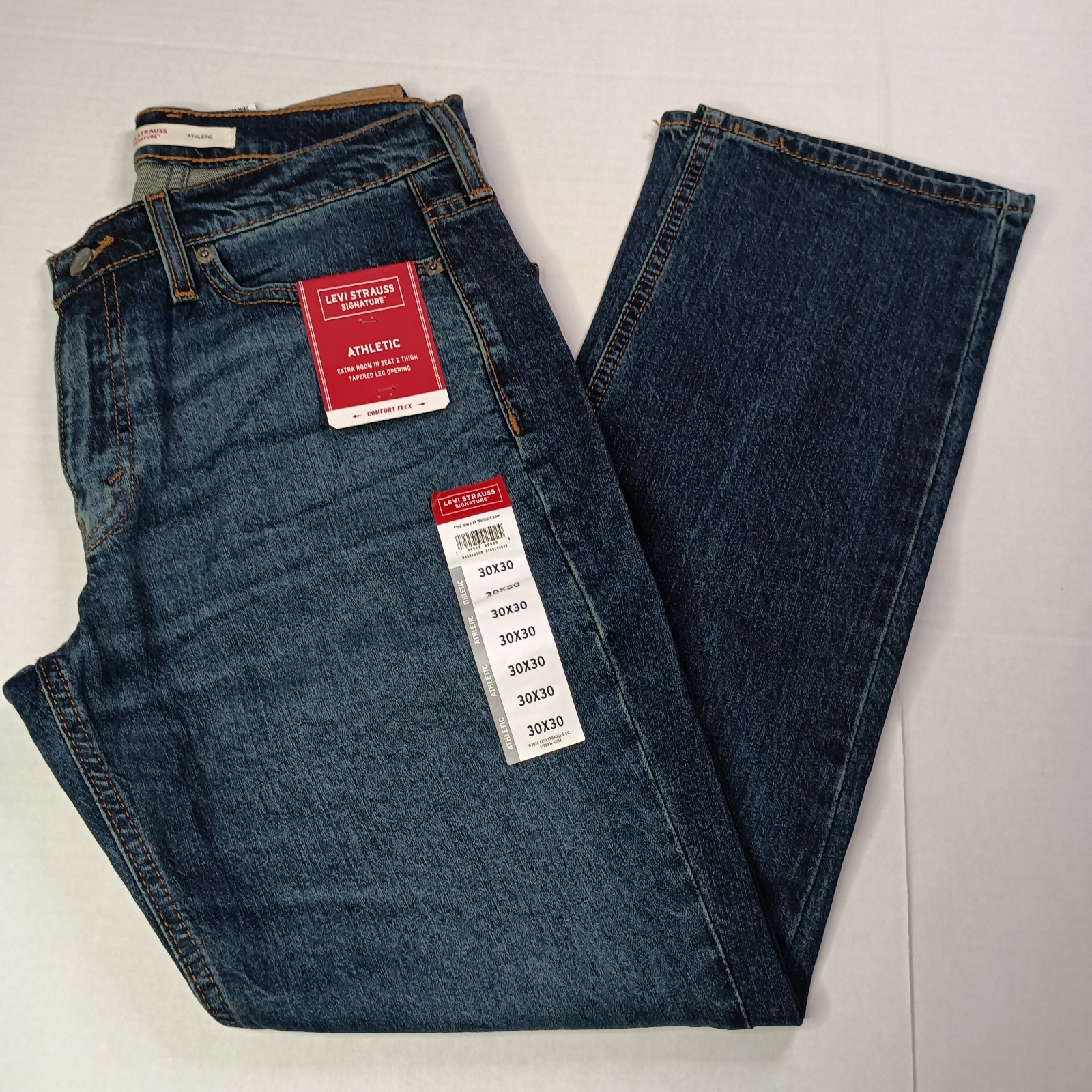 Signature By Levi Strauss Athletic Jeans Men’s Size 30×30 Blue Tapered Leg