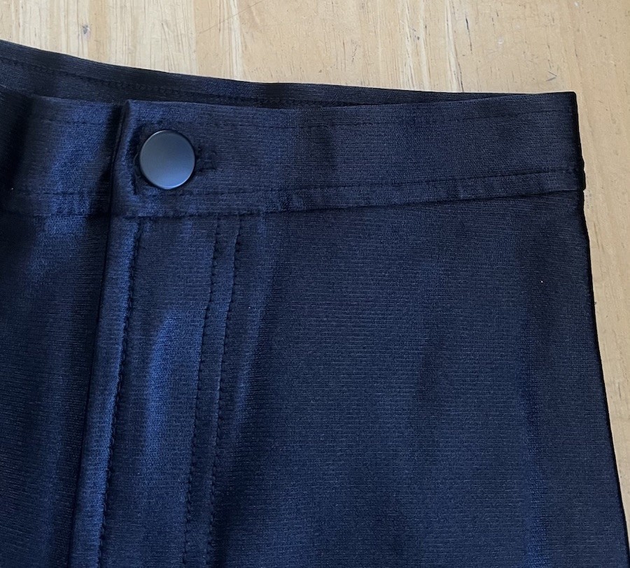 Vintage American Apparel High Waist Shiny Skinny Disco Pants Black 70s-Small USA
