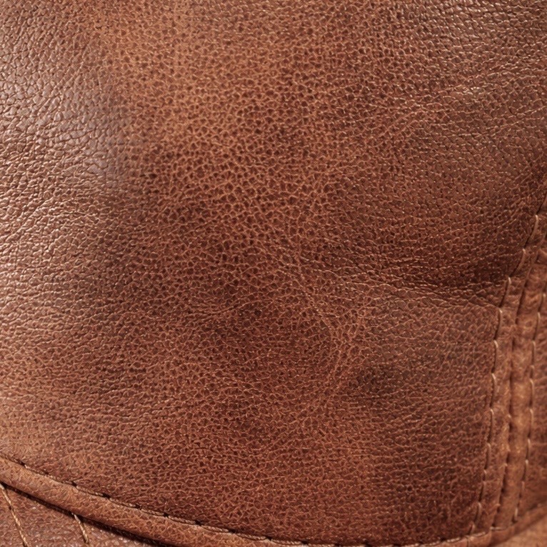 Vintage Leather Baseball Cap Hat – 100% Genuine Sheepskin Leather Hat