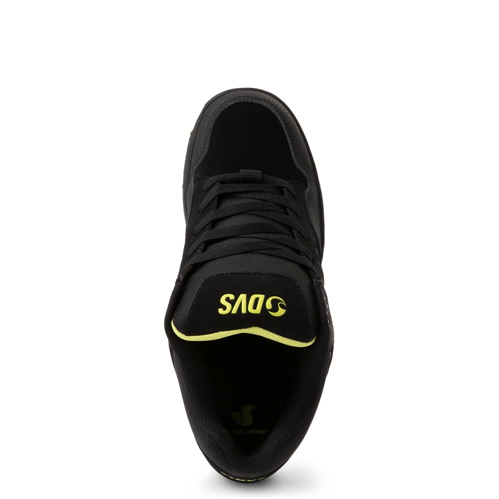 Mens DVS Enduro 125 Skateboarding Shoes NIB Black Lime Nubuck
