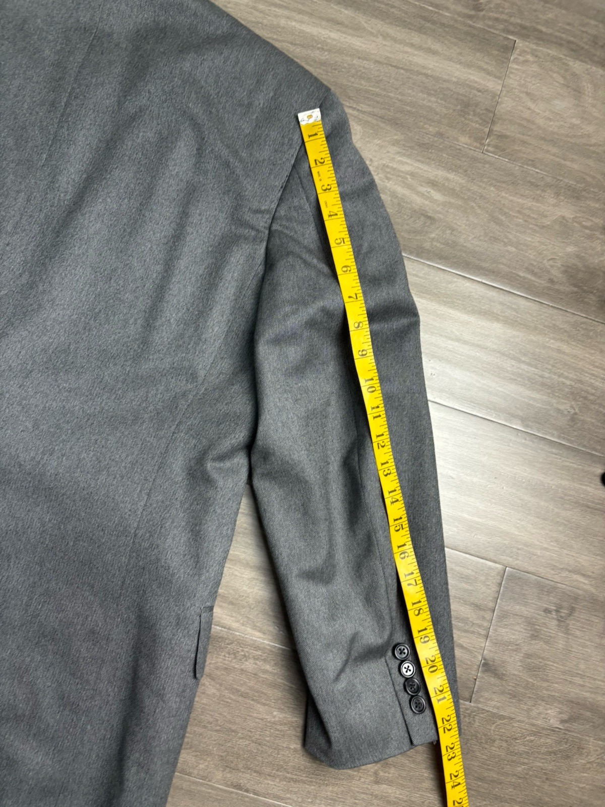 Oxxford Kenilworth Super Worsted 2 Piece Suit Size 42 Gray Pants 34×30