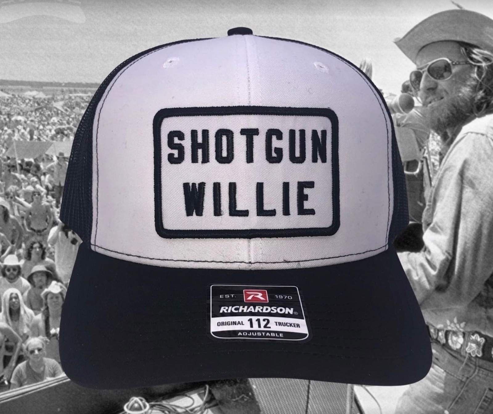 PATCH ONLY Shotgun Willie Hat Patch – Iron on/Sew on – Willie Nelson collectible
