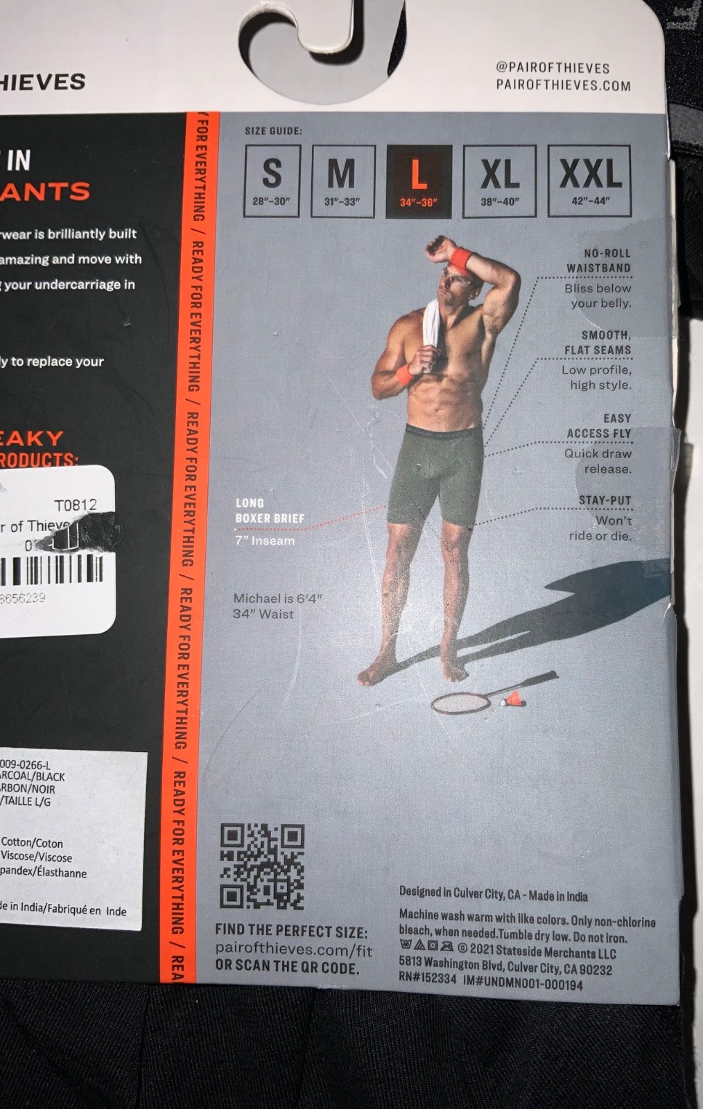 Pair Of Thieves SUPER SOFT LONG LEG Boxer Briefs the most fitting undies S M L