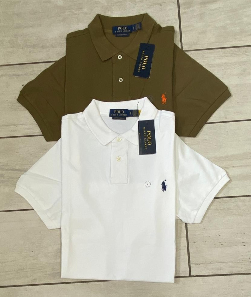 NWT Polo Ralph Lauren Men’s Custom Slim Fit Mesh Polo Shirt -Olive,White S-2XL