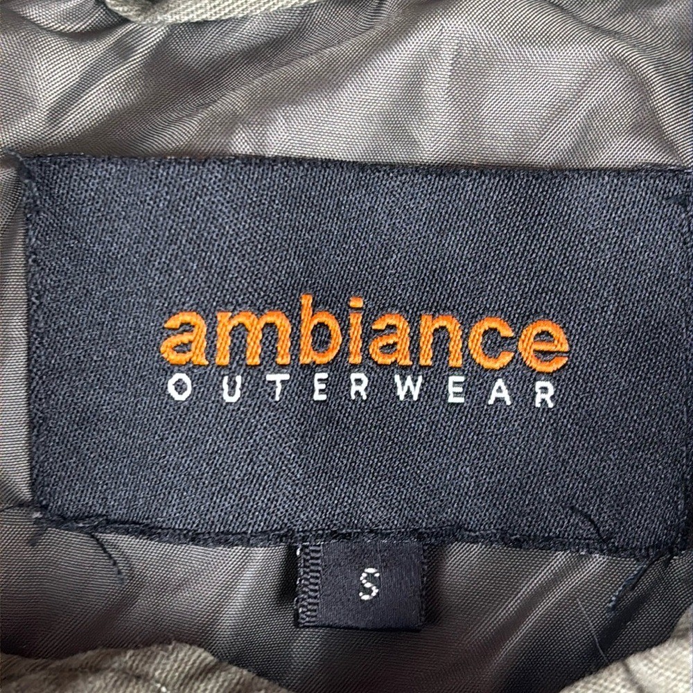 Ambiance Outerwear Coat Womens Small Green Hooded
