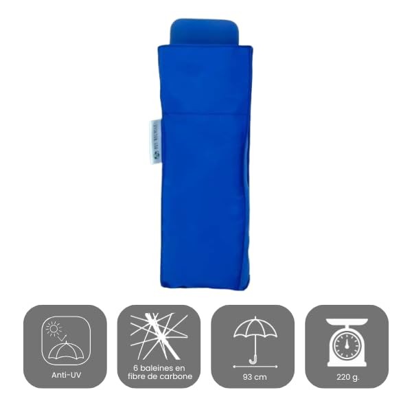 Mini Compact Folding Umbrella Pocket Size 18cm, Windproof, 200g Ultralight, Manual…