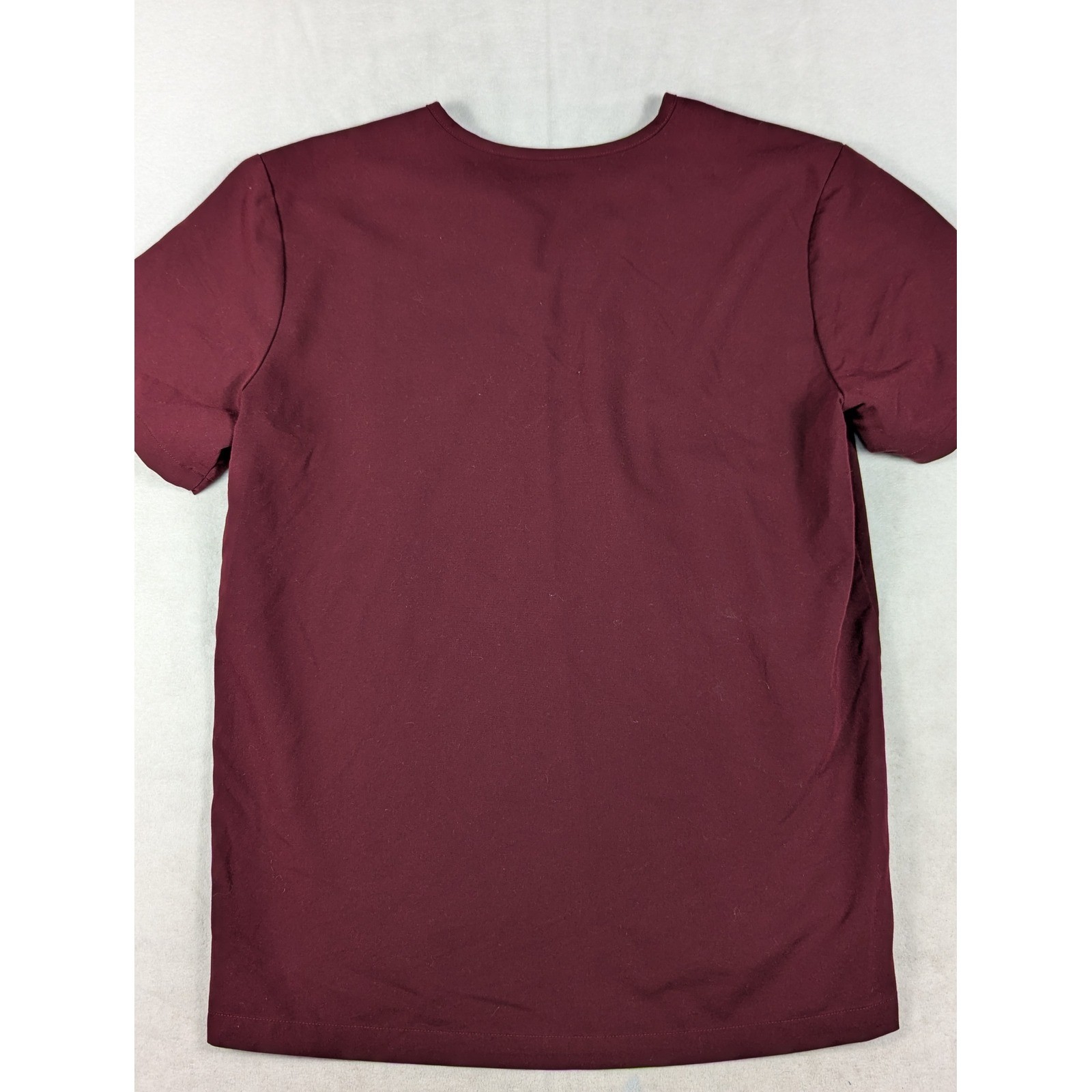Figs Catarina One-pocket Dark Magenta Mens Scrub Top Size Large