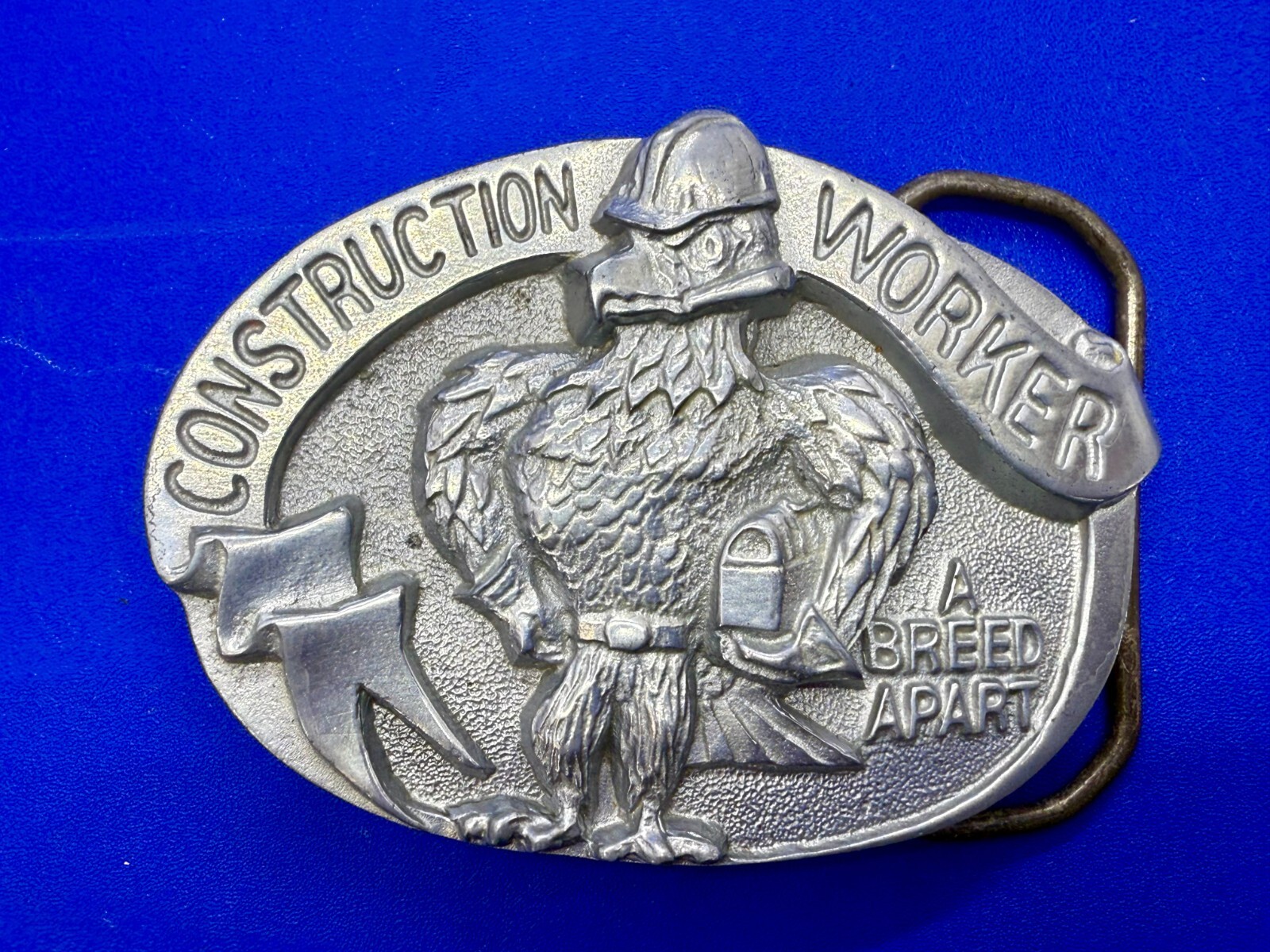Construction Worker A Breed Apart Vintage The Great American Belt Buckle