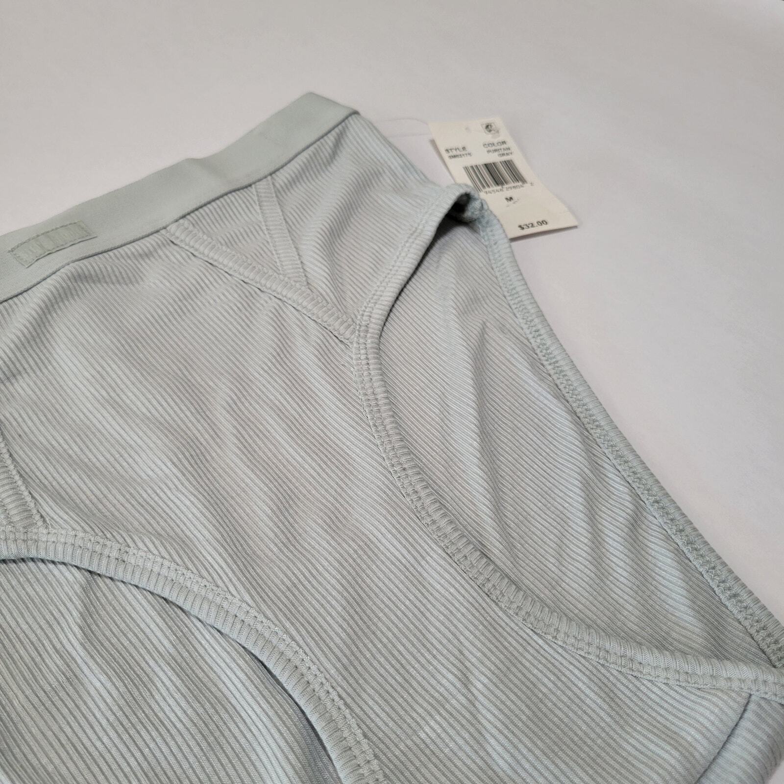 Steve Madden Ribbed High-Waisted Brief Underwear Light Sage NWT Size Medium
