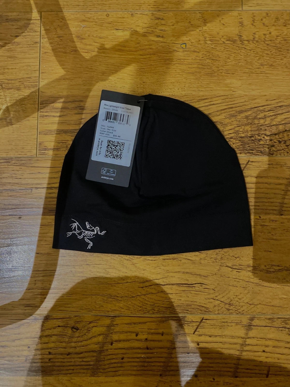 Arc’teryx Rho Toque Beanie Skull Cap Running hat Wool – One Size | Fast Shipping