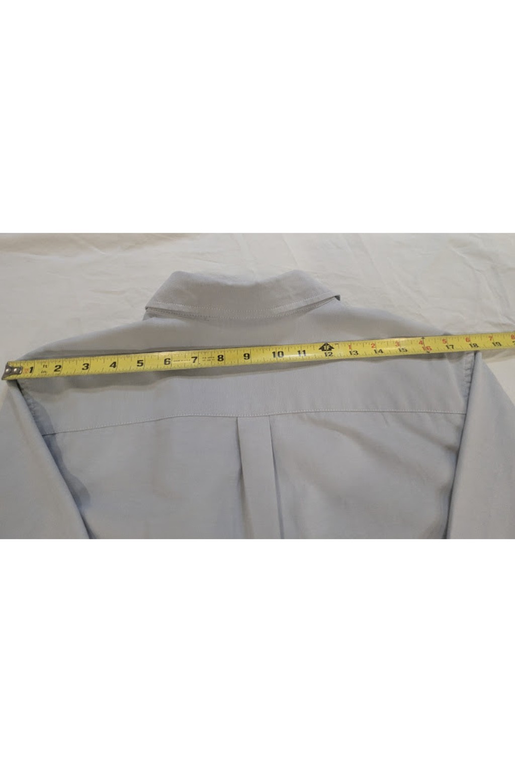 Oxford Men’s Button Down Shirt Gray Cloth Preppy Classic Minimalist Office