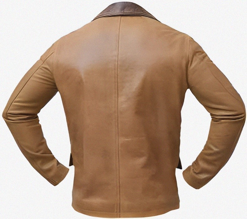 Men’s RDR2 Red Dead Redemption II Arthur Morgan Tan Brown Leather Coat Jacket