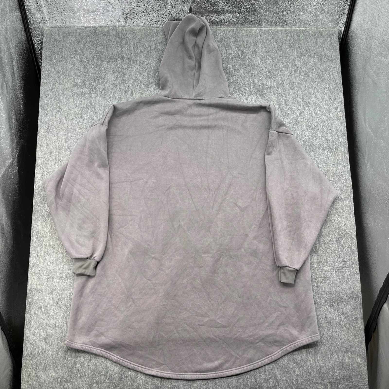 The Comfy Hoodie Blanket Gray Sweatshirt Fleece Lined One Size