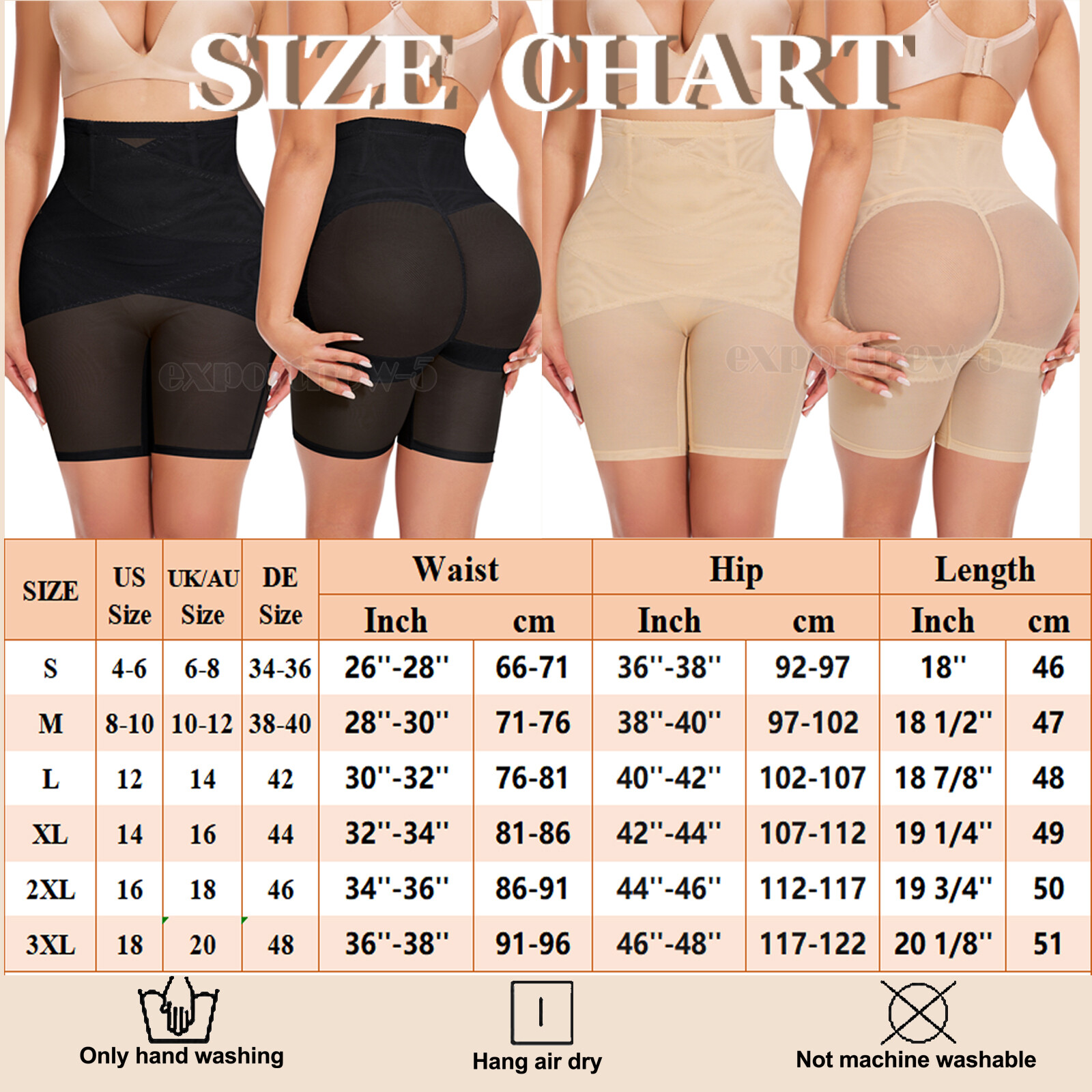Tummy Control High Waist Shorts Girdle Pants Body Shaper Thigh Slimmer Shapewear