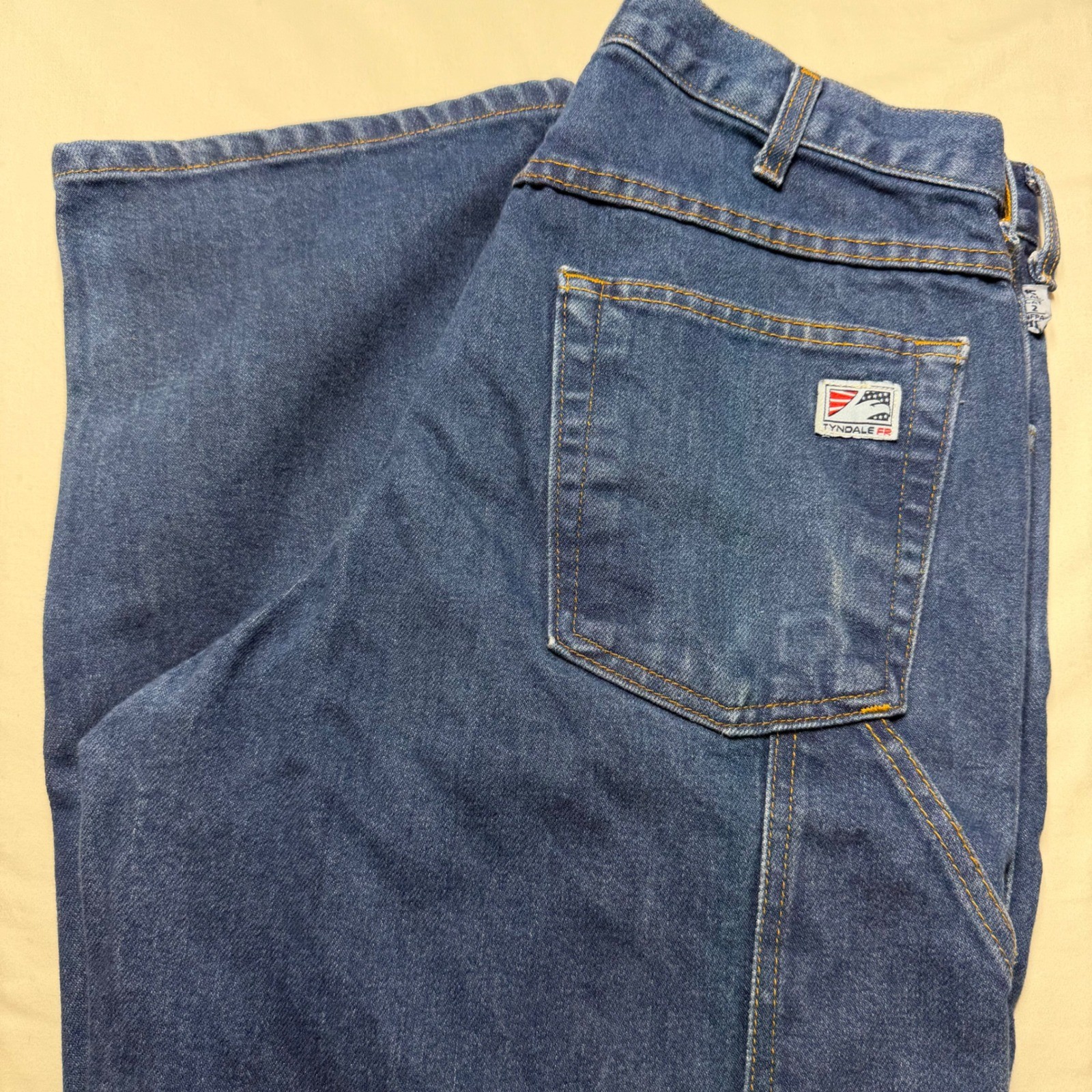 Tyndale FR F290T Mens Flame Resistant Carpenter Jeans 32×32 Made in USA CAT2