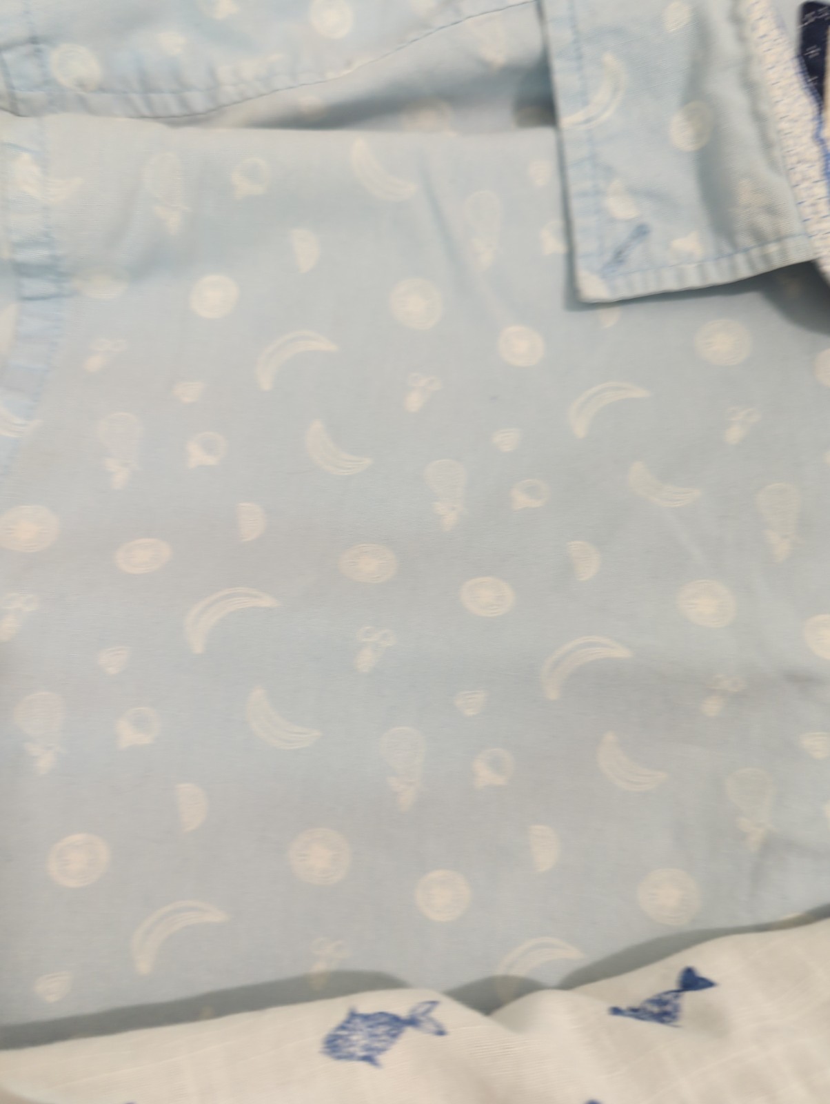 International Report Button Down Shirts Fish, Fruit, And Trees Pattern L