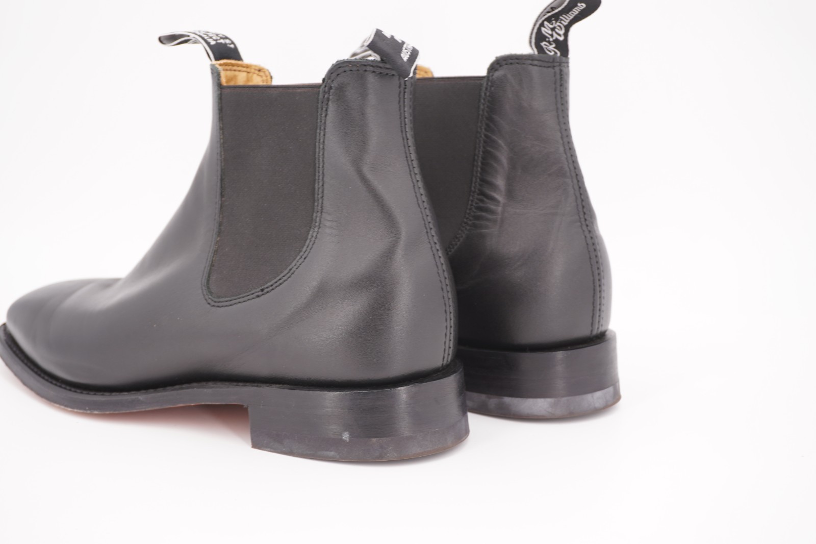$590 | RM WILLIAMS 8 G 9 COMFORT CRAFTSMAN CHELSEA BOOT BLACK LEATHER