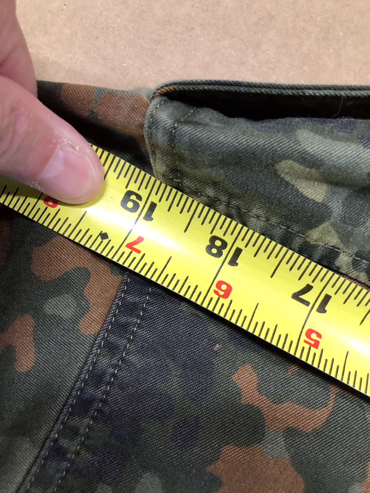 DEU GE German Army Camo Snap-Button Full Zip 175-185/1996 Jacket Field Coat