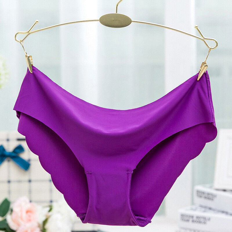 3 Pack Women Soft Underpants Seamless Lingerie Briefs Hipster Underwear Panties
