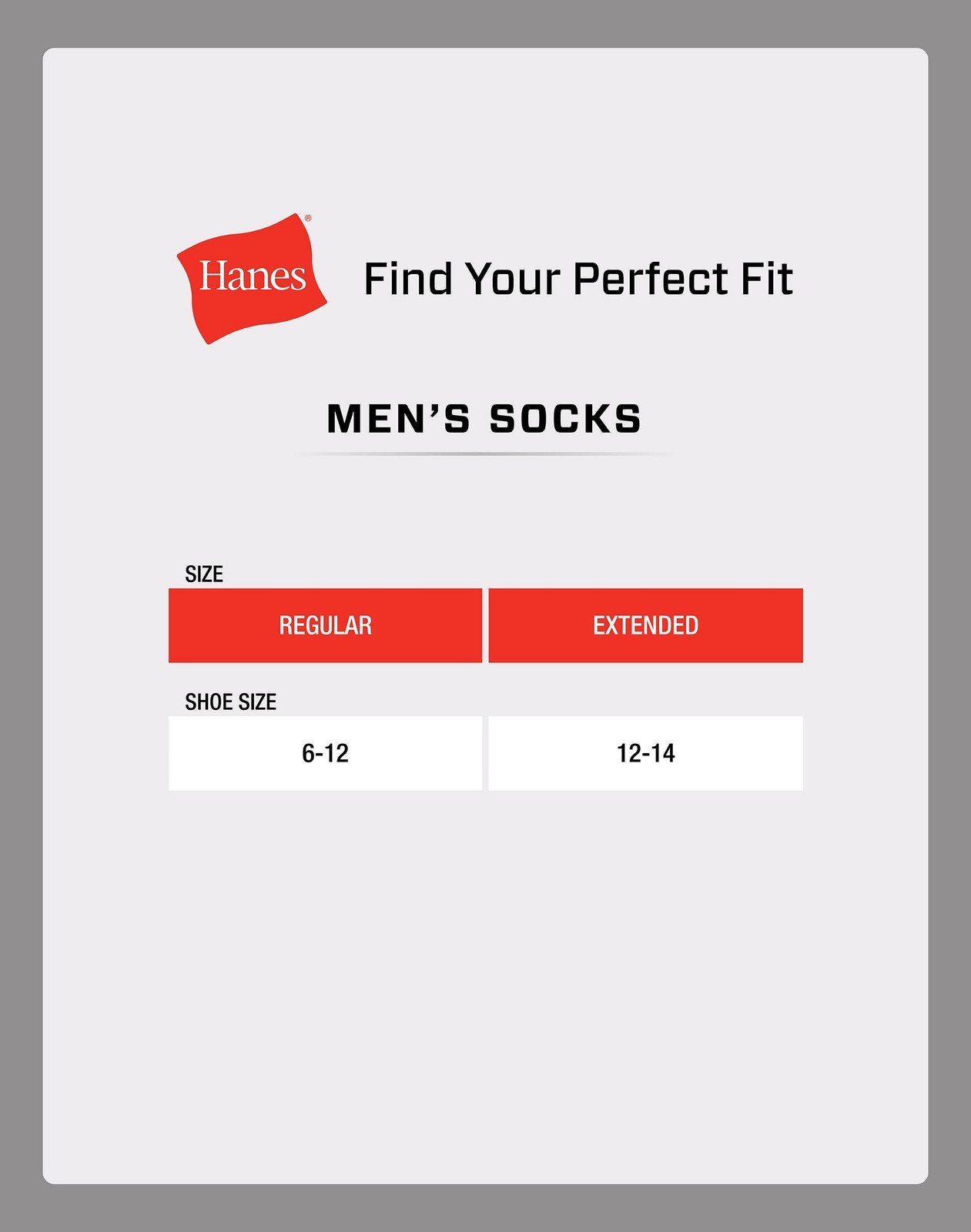 Hanes A84V14 Men’s Crew Socks 14 Pairs Double Tough Moisture-Wicking Size 12-14