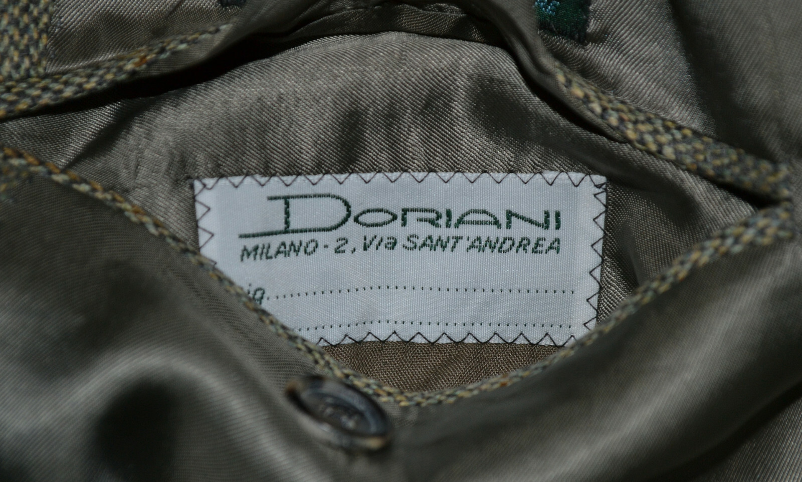 DORIANI Pure Cashmere 3/2 Roll Windowpane Sport Coat Jacket Working Cuffs 42R
